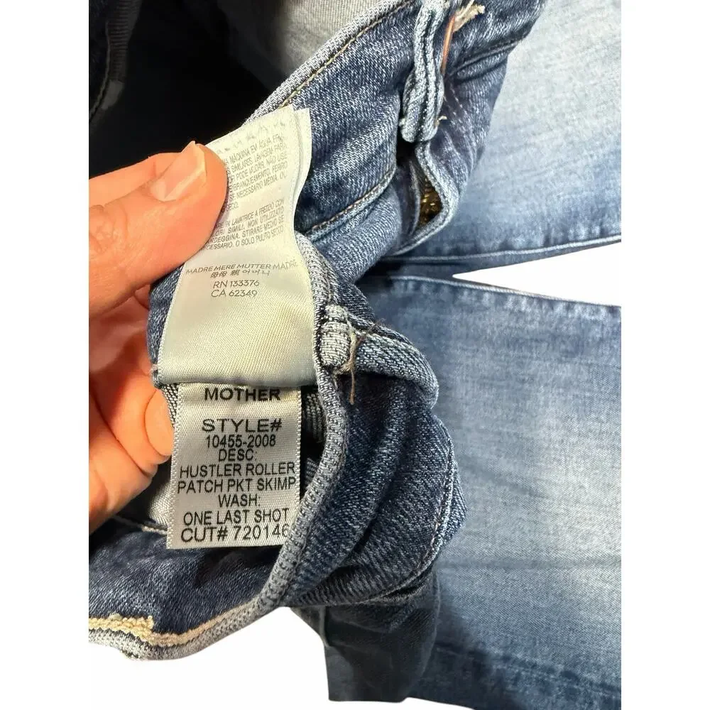 MOTHER Hustler Roller Patch Pocket Skimp Jeans - Picture 8 of 9